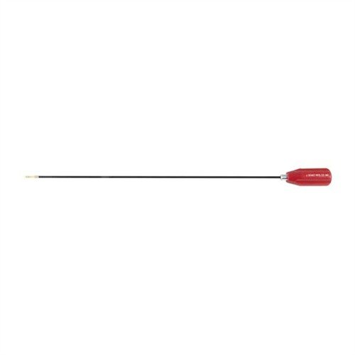 Dewey's 17 caliber coated rod features a tough nylon coating that protects rifling, a smooth ball bearing handle, and an extra-long jag for versatile cleaning.