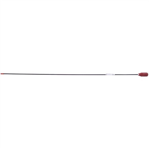 Dewey's coated rods feature tough nylon that won't scratch rifling, a smooth ball bearing handle, and an adapter for standard brushes, ensuring superior cleaning.