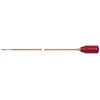 Dewey's .22 Cal. Brass Rod features high-quality brass construction that protects delicate rifling, complemented by smooth roller bearing handles for effortless use.
