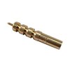 Dewey's 38J brass jags are precision-engineered for .38 caliber cleaning, designed exclusively for Dewey Coated Rifle Rods, ensuring a perfect fit and effective cleaning.