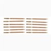 .17 & .20 caliber bore brushes feature tough bronze bristles on twisted brass wire, ensuring effective cleaning without scratching your firearms.