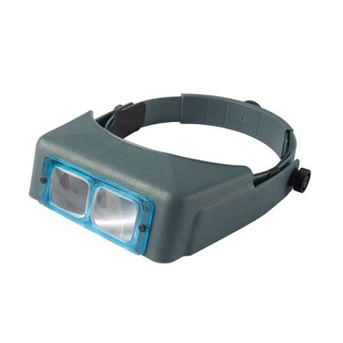 OPTIVISOR No. 10 offers 3.5X optical glass magnification, a comfortable dial adjustable headband, and fits over regular glasses for precision tasks.