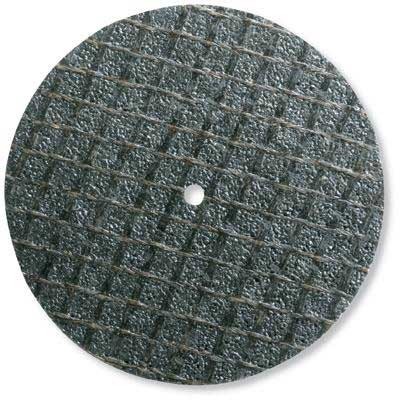 DREMEL FIBERGLASS REINFORCED CUT-OFF WHEEL (1¼" dia) offers durability and efficiency for cutting thicker materials, sold in packs of 5 for long-lasting use.