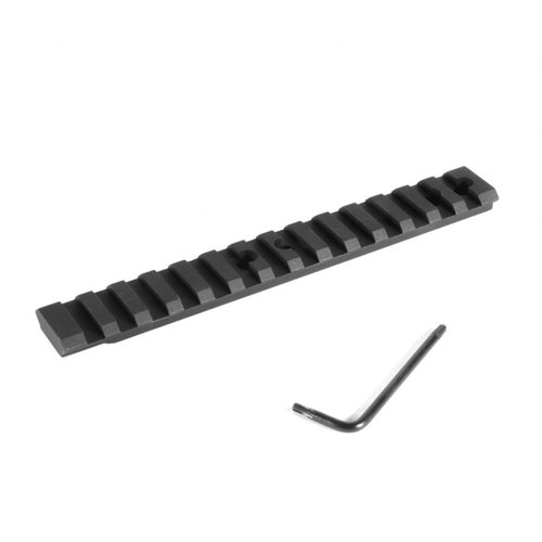 EGW Mossberg HD Scope Bases offer a robust Picatinny rail with no drilling, precision machining, and improved accuracy, fitting various scope rings.