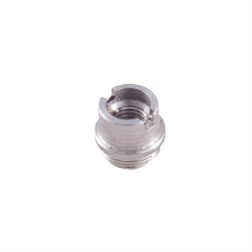 Upgrade your 1911 with EGW's stainless grip screw bushings for a secure, neat installation; sold in 4-paks, perfect for custom builds or replacements.
