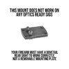 EGW Optima/JPoint/Delta Point Mount allows easy installation on SIG P220-229 by replacing the rear sight, with no alterations needed and includes mounting hardware.
