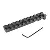 EGW Ruger Revolver Scope Bases offer a lightweight, precision-machined Picatinny rail for easy scope mounting without drilling, fitting factory holes perfectly.