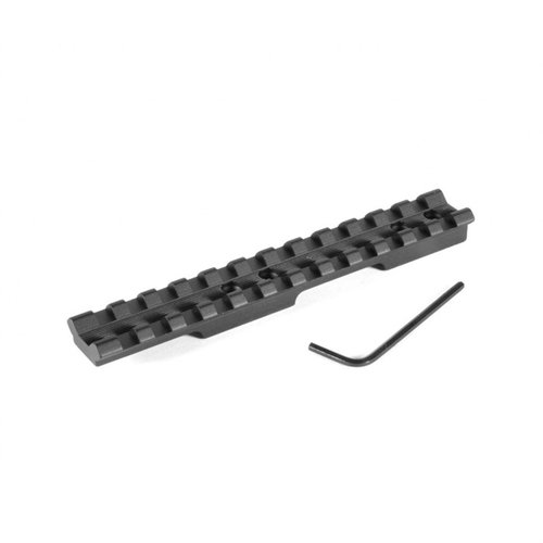 EGW Savage Rascal 1-piece Picatinny base offers easy installation, lightweight aluminum construction, and flexibility for scope adjustments without drilling.