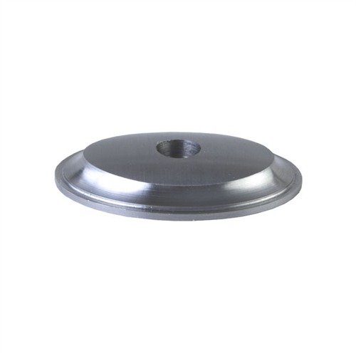 Enhance your rifle's stock with the Jerry Fisher Medium Steel Grip Cap, featuring a finish-ground top, precise screw fit, and excellent engraving potential.