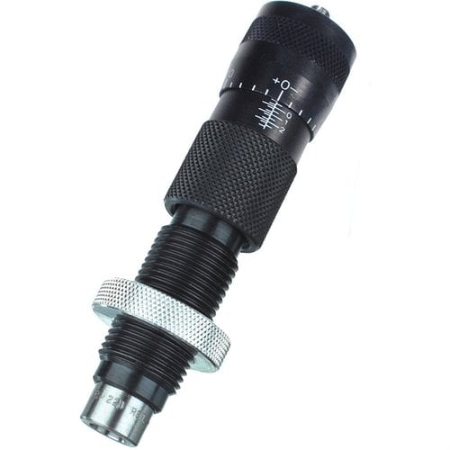 Forster ULTRA™ Micrometer Seater Die ensures precise bullet seating with micrometer adjustments, producing concentric rounds for superior accuracy.