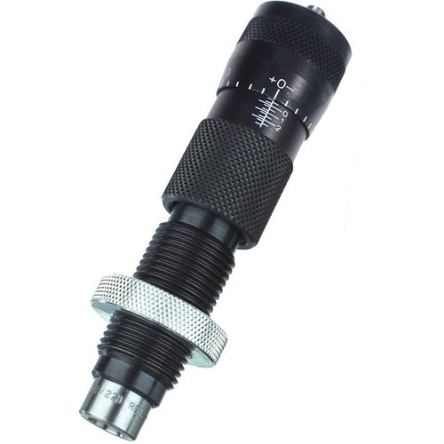 Forster Ultra Micrometer Seater Die offers precise bullet seating adjustments in .0005 to .001 inch increments, ensuring concentric rounds and easy bullet switching.