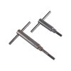 STOCKMAKER'S HANDSCREWS provide fast-positive seating for precise stock-to-action fitting, recommended by experts, with 3" handles and sold in pairs.
