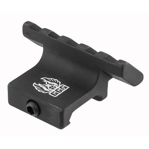 45 Degree Offset Rail from GG&G allows ambidextrous mounting of micro red-dot optics at a 45-degree angle, ensuring zero cheek-weld shift for quick transitions.