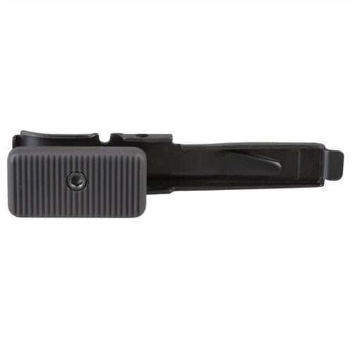 Oversized bolt release button for quick access in high stress situations, featuring a non-slip grip and durable 4140 steel construction, fits Benelli M1 & M3.