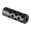 QUIET MUZZLE BRAKE 30 CALIBER effectively reduces recoil and muzzle rise, directing noise away from the shooter without affecting accuracy or velocity.
