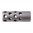 GENTRY CUSTOM QUIET MUZZLE BRAKE 30 CALIBER 1/2-28 STEEL SILVER