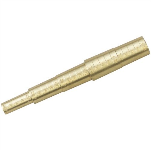 Galazan's Brass Choke Gauge is a durable 5" tool for quick and accurate measurement of 12, 16, 20, 28 gauge and .410 shotguns, featuring easy-to-read markings.