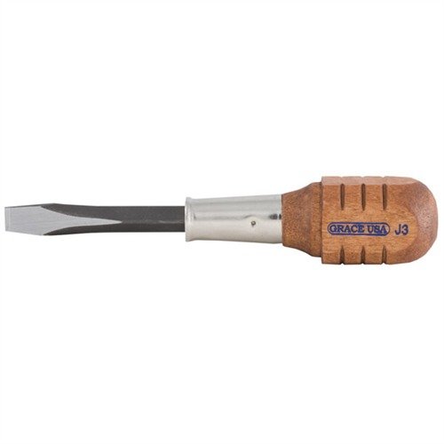 GRACE USA Windage Screwdriver features a precision-fit blade for secure adjustments, durable blued steel construction, and compatibility with Leupold®, Redfield®, and Burris®.