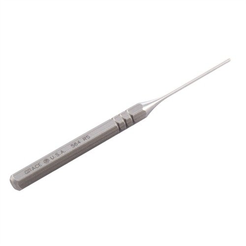 Grace USA Steel Roll Pin Punches offer heat-hardened carbon steel durability, precise control with knurled handles, and a versatile size range for efficient gunsmithing.