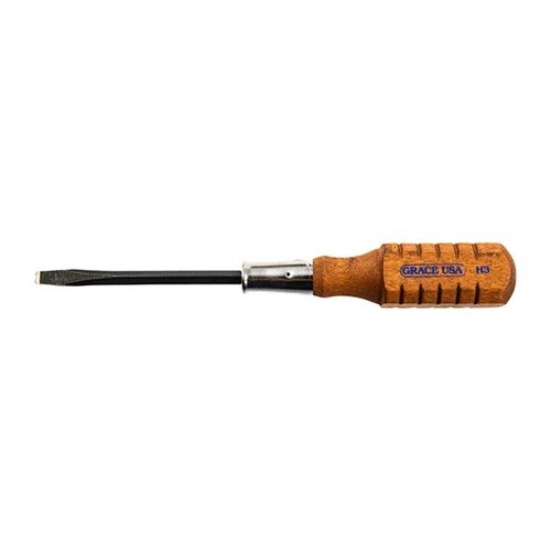 Grace USA Screwdriver Set features hardened steel square shanks and ergonomic hardwood handles for precision, durability, and comfort in firearm maintenance.