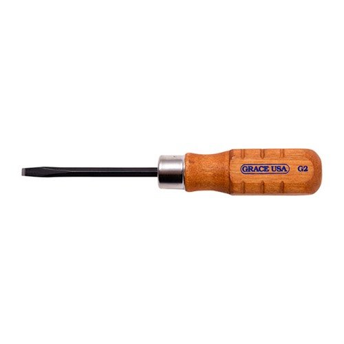 Grace USA Screwdriver Set offers precision with hardened steel square shanks, comfortable hardwood handles, and durable nickel-plated ferrules for professional results.