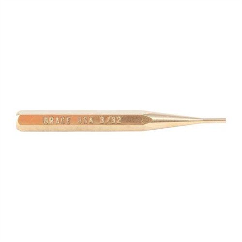 Grace USA Brass Punch Set offers precision-machined, non-marring tools in 8 sizes, perfect for gunsmiths and hobbyists to protect finishes during delicate tasks.