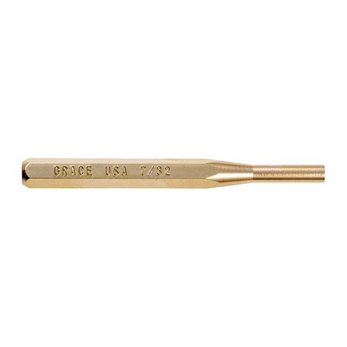 Grace USA Brass Punch Set offers precision-machined, non-marring tools in 8 sizes, ensuring safe handling of pins and firearm finishes during maintenance.