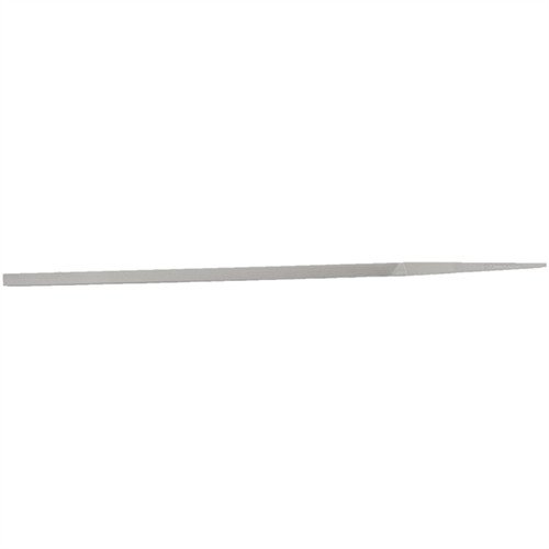 SWISS PATTERN 8" PILLAR EXTRA NARROW FILE offers precise control and efficient material removal in tight spaces, ideal for gunsmithing and detailed metalwork.