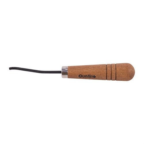 Discover the GUNLINE H-2 HANDLE, a 4" wood handle with a curved design and 3½" shank, perfect for precision and comfort in your cutting tasks.
