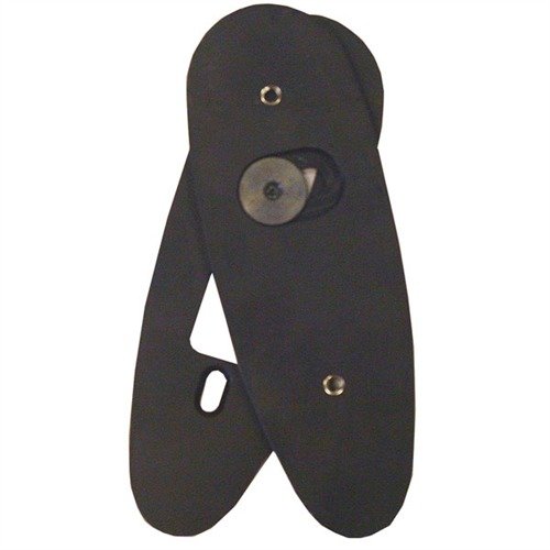 RIFLE BUTT PLATE ADJUSTER offers fast, easy three-way adjustments with 1" vertical and 1⁄2" horizontal movement, plus 90° diagonal for optimal fit.