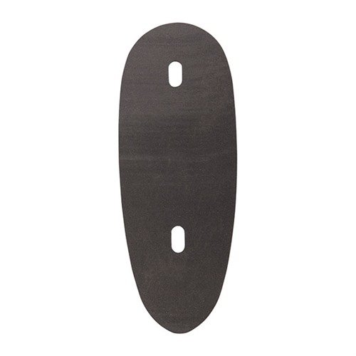 Tapered design for precise negative/positive stock pitch adjustments, enhances length of pull, and features slotted holes for universal fit in durable black polymer.