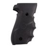 HOGUE semi-auto pistol grips for SIG P226 offer hand-filling comfort, recoil absorption, and non-slip surfaces in rubber or wood for superior control.