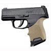 Hogue HandALL Beavertail Grip Sleeves offer precise fit, enhanced comfort, recoil cushioning, and a non-slip Cobblestone™ texture for improved handling.