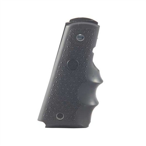 HOGUE's SEMI-AUTO PISTOL GRIPS for 1911 Auto offer hand-filling comfort, recoil absorption, and a non-slip finish in durable rubber or elegant wood.