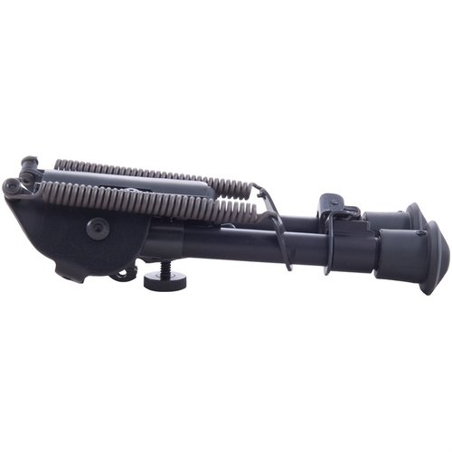HARRIS 1A2-BRM bipod offers stable support with adjustable, spring-loaded legs, mounts to QD swivel studs, and maintains zero for precise shooting.