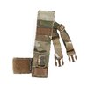 FAT STRAP offers a streamlined design for your Micro Fight Chest Rig, featuring horizontal webbing, elastic mounts, and a Velcro patch for customization.