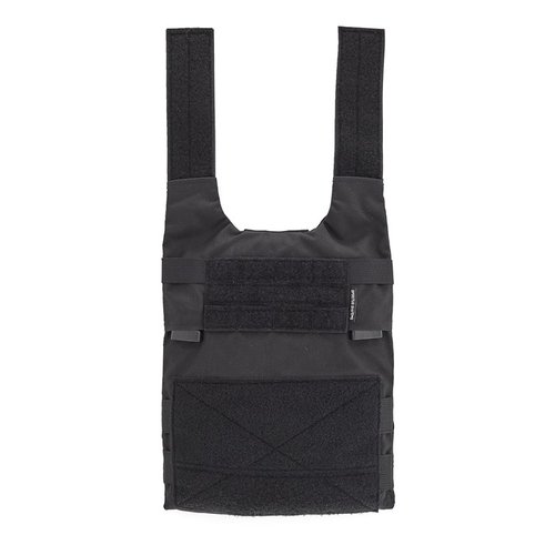 The LV-119 O V E R T Front Plate Bag offers modularity, MOLLE compatibility, PTT support, and accommodates various plate sizes for versatile tactical use.
