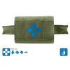 Micro Trauma Kit NOW! Pro offers essential lifesaving supplies in a compact, belt-mounted design for quick one-handed access, ideal for law enforcement and outdoor activities.