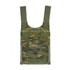 The LV-119 Rear Covert Plate Bag offers low-profile protection, adjustable cummerbund attachment, and compatibility with various plate sizes for versatile use.