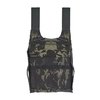 The LV-119 OVERT Rear Plate Bag offers scalable design, Recovery Handle integration, comms cable routing, and compatibility with various cummerbunds for versatile use.