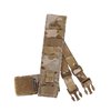 FAT STRAP offers a streamlined design for your Micro Fight Chest Rig, featuring elastic mounting points and a Velcro loop for easy customization.