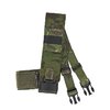 FAT STRAP offers a streamlined design for Micro Fight Chest Rigs with elastic mounting points, Velcro patch for customization, and no need for a second strap.