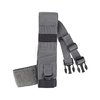 FAT STRAP offers a streamlined design for your Micro Fight Chest Rig, featuring horizontal webbing, elastic mounting points, and a Velcro patch for customization.