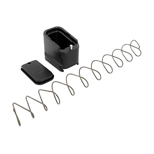 Získejte +5 ran do zásobníku Glock 19 a +4 rány do Glock 23 s jednoduchým přístupem k pružině díky unikátnímu designu podlahové desky od Shield Arms.