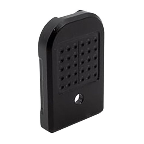 +0 ALUMINUM BASE PLATE FOR S15 od SHIELD ARMS z agresivním designem a třemi výřezy pro lepší úchop, ideální pro modifikaci vašich S15 zásobníků.