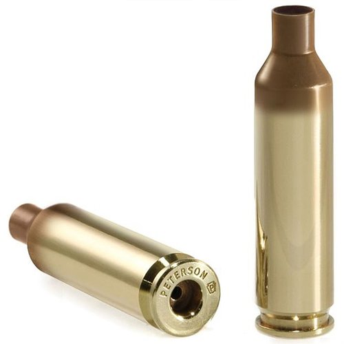 .300 PRC BRASS from Peterson Cartridge offers a precision design with no belt, a .532" head diameter, and compatibility with heavy VLD bullets for superior performance.