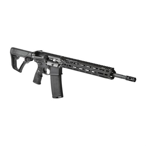 DD4 RIII 5.56MM rifle offers ambidextrous control, a 16" chrome-lined barrel for durability, and a lightweight 12.5" RIS III rail for easy M-LOK accessory attachment.