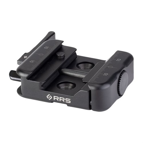 SC-ARC BIPOD CLAMP offers quick release from Picatinny or ARCA rails, R-Lock safety stops, and ergonomic design for easy top-loading of quick release plates.