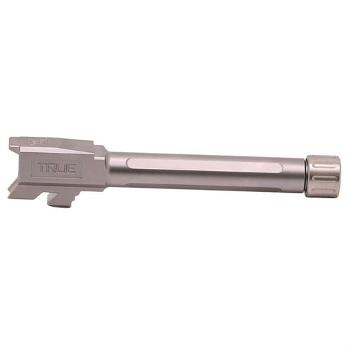 Vylepšená přesnost a snadná instalace s THREADED BARREL FOR GLOCK® 48, vyrobenou z certifikované 416R nerezové oceli, ideální pro všechny typy munice.