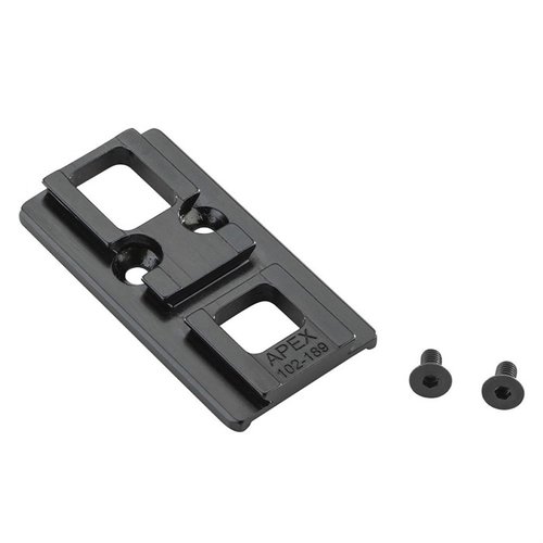 Securely mount your Aimpoint® Acro™ P-1 & P-2 or Steiner MPS on GLOCK® MOS® slides with this durable steel optic mount from Apex Tactical.